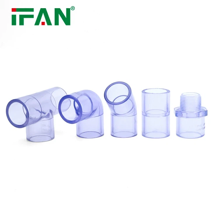Фитинги за прозрачни PVC тръби