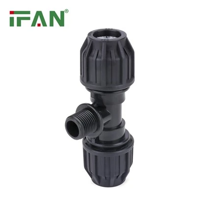 Пластмасов тройник за монтаж на тръба HDPE